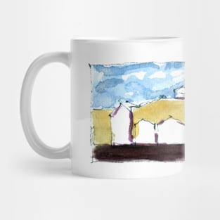 Small square houses Mug